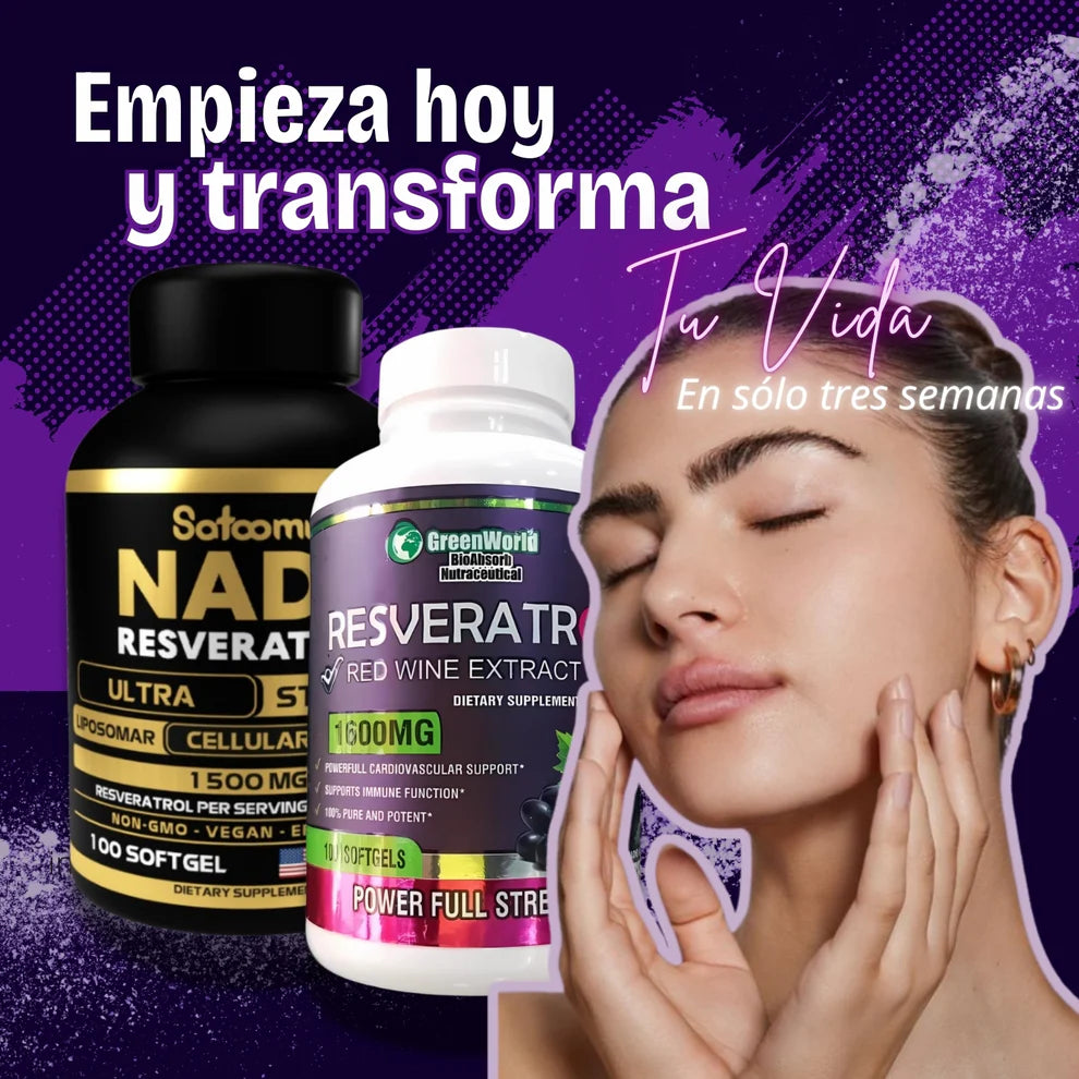 Combo NAD+ y Resveratrol